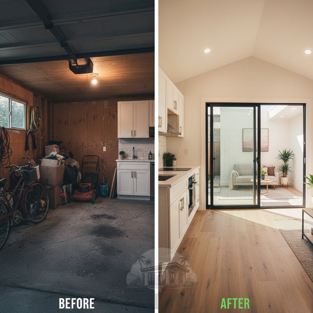 Detached Garage ADU Exterior