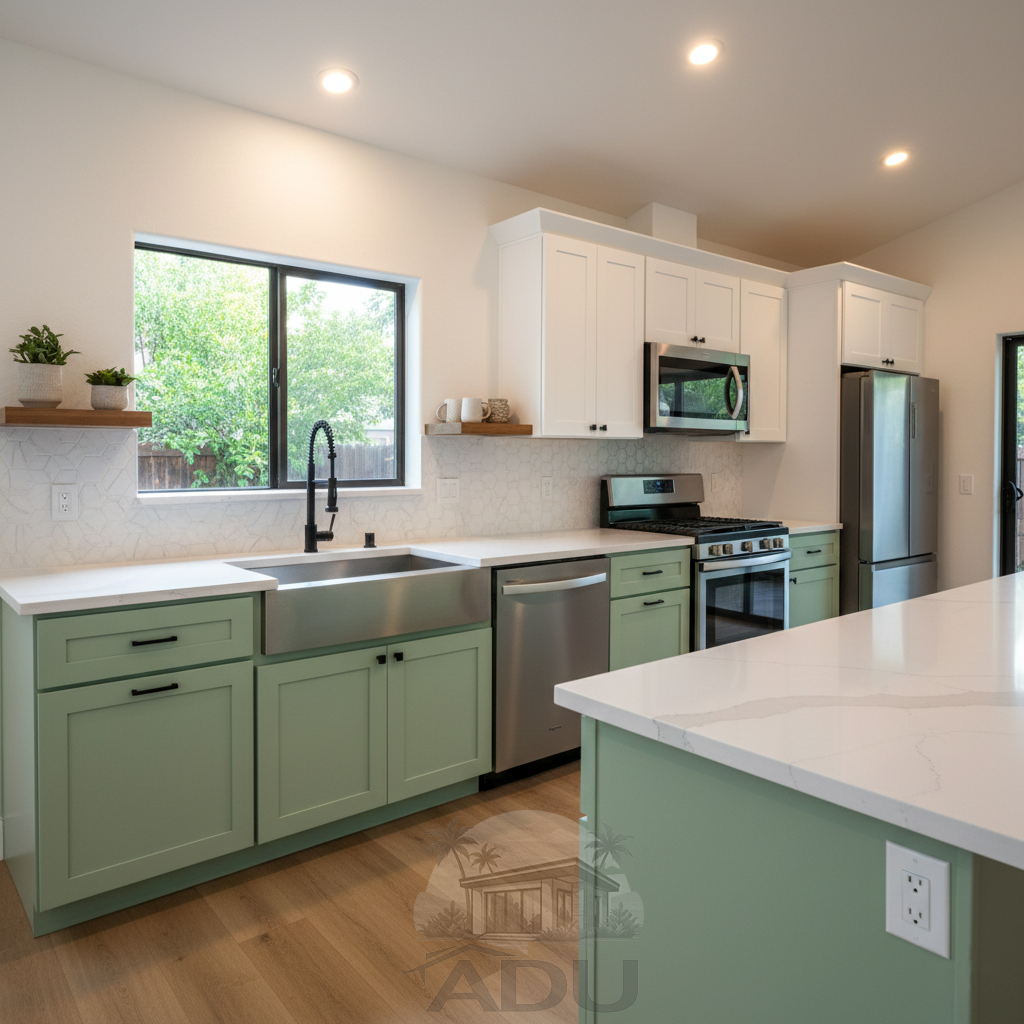 Detached Garage ADU Exterior